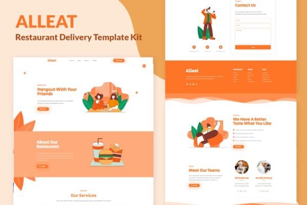 Alleat - Restaurant Elementor Template Kit