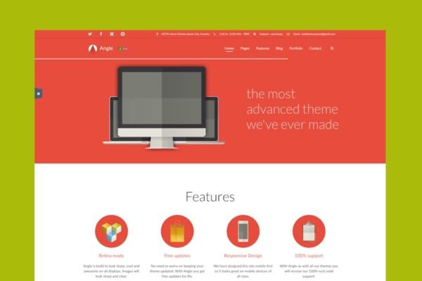 Angle - Responsive MultiPurpose Joomla Theme