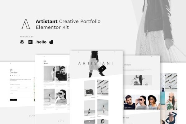 Artistant - Creative Photography Portfolio Elementor Template Kit