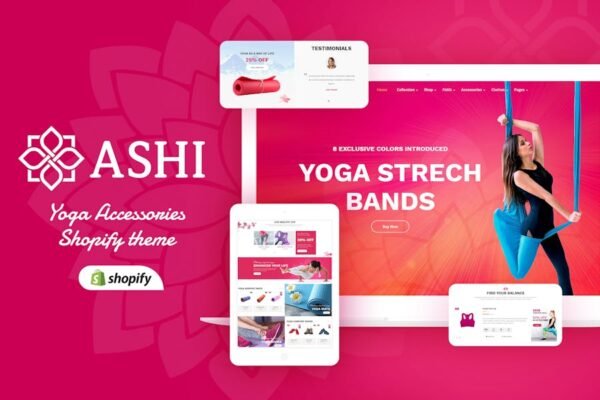 Ashi | Yoga, Fitness Shopify Theme