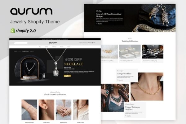 Aurum - Jewelry Shopify Theme