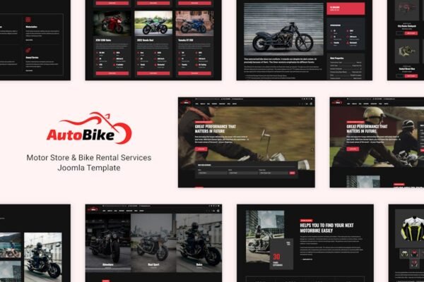 Autobike - Motorcycle Store Joomla Template