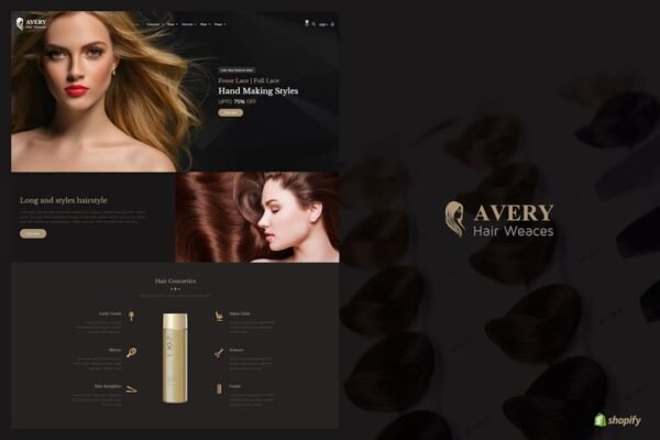 Avery | Hair Wig Shopify Theme