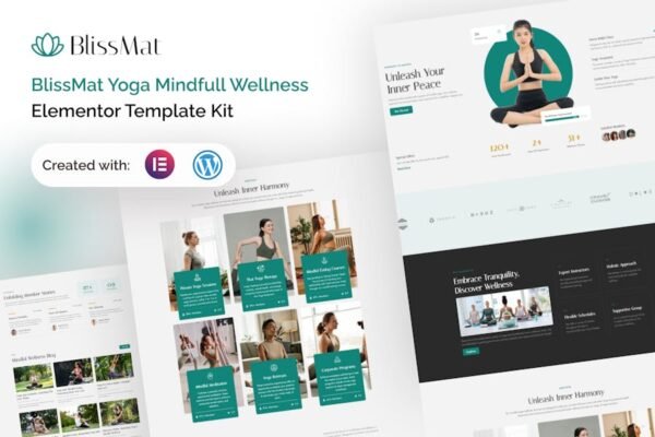 BlissMat - Yoga & Wellness Elementor Template Kit