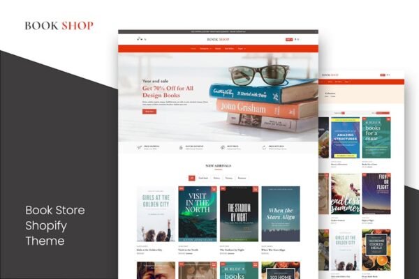 Bookly - Book Shop, Bookstore Shopify Theme