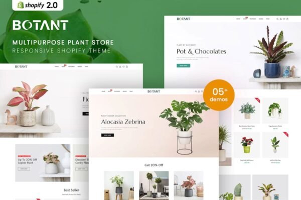 Botant - MultiPurpose Plant Store Shopify Theme