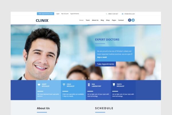 CLINIX Medical Unbounce Landing Page