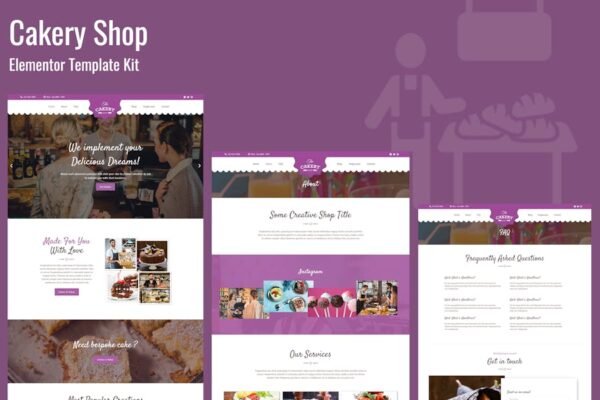 Cakeryshop - Bakery Business Template Kit