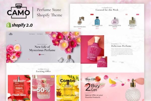 Camo - Perfume, Elegance Aroma Store Shopify Theme