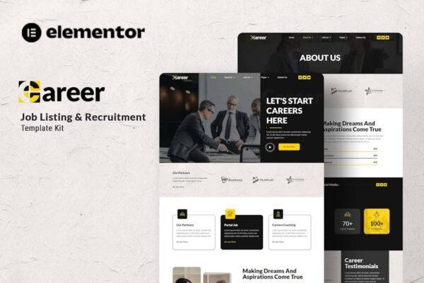 Career - Job Recruitment Elementor Template Kit