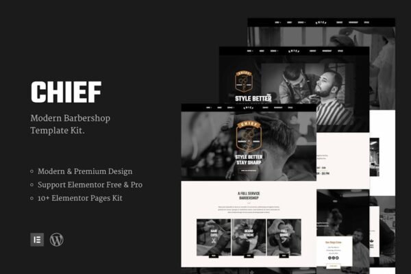 Chief - Modern Barbershop Template Kit