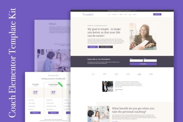 Coachkit - Life Coach Elementor Template Kit