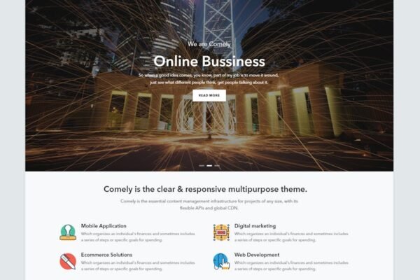 Comely - Responsive Business Drupal Theme