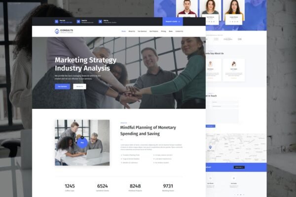 Consults - Consulting and Finance Unbounce Landing