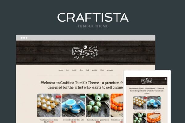 Craftista Tumblr Theme