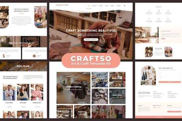 Craftso - Crafting Elementor Template Kit