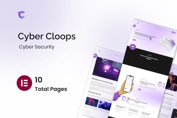 Cyber Cloop - Cyber Security Elementor Template Kits