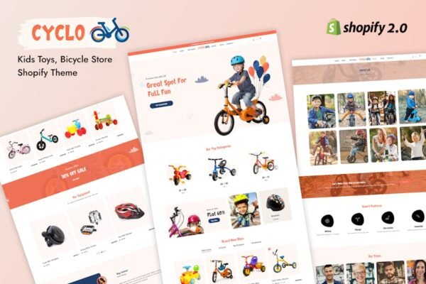 Cyclo - Shopify Kids Toys, Bicycle Store Theme