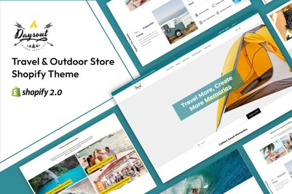 Daysout - Travel & Outdoor Store Shopify Theme