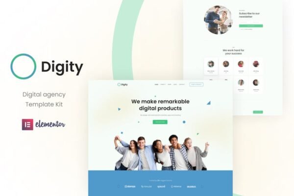 Digity - Digital Agency Elementor Template Kit