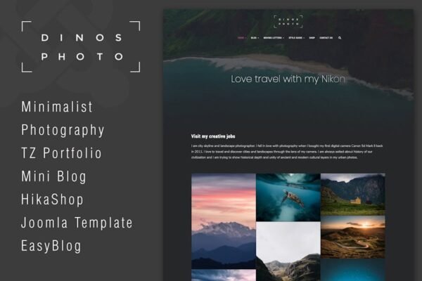 Dino - Creative Portfolio Joomla Template