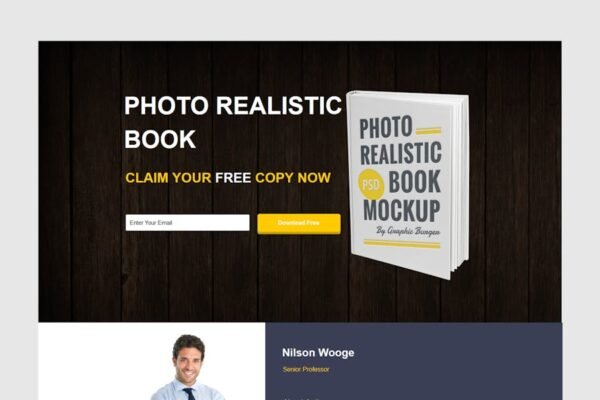Ebook Unbounce Template