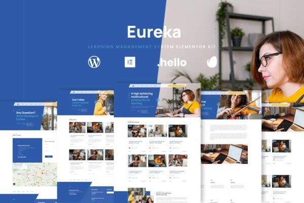 Eureka - Online Learning Elementor Template Kit