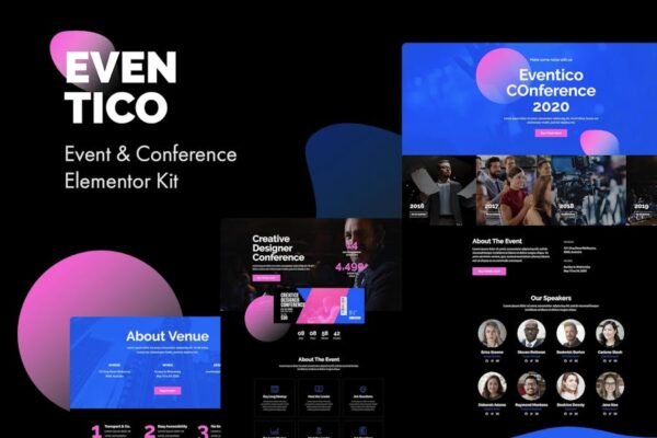 Eventico - Event & Conference Elementor Template Kit