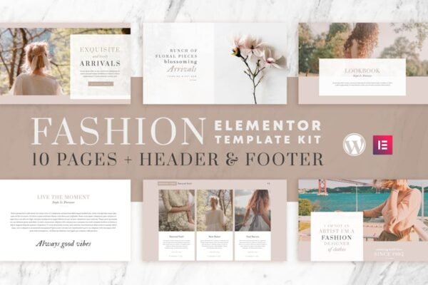 Fashion Instincts - WooCommerce Elementor Template Kit