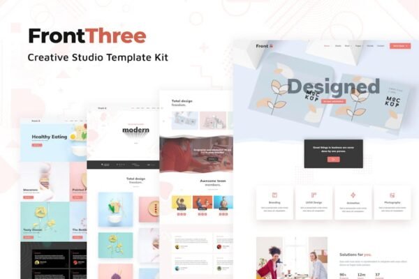 FrontThree - Creative Studio Template Kit