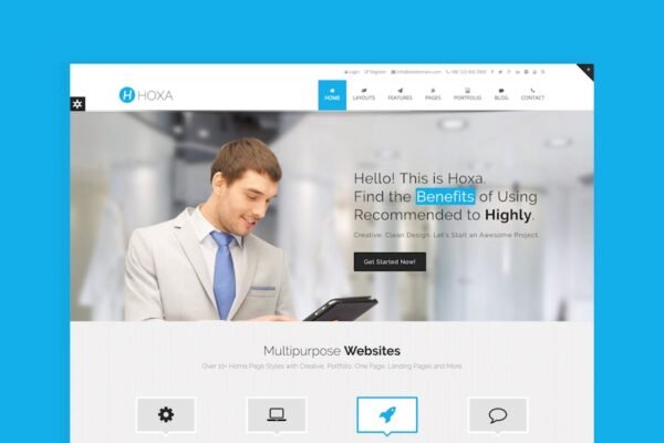 Hoxa - Responsive Multipurpose Joomla Template