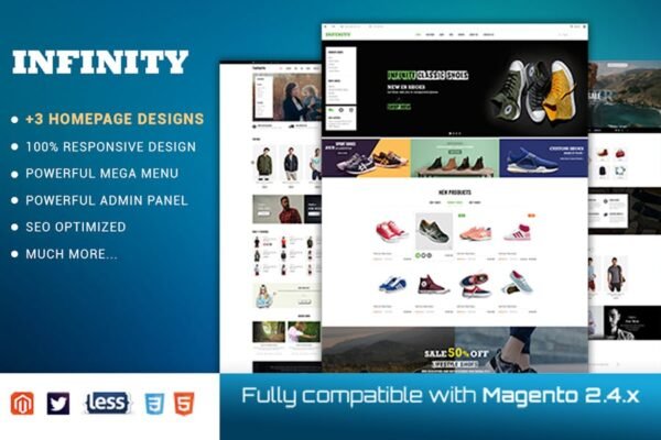 Infinity - Responsive Magento 2 Fashion Store Them