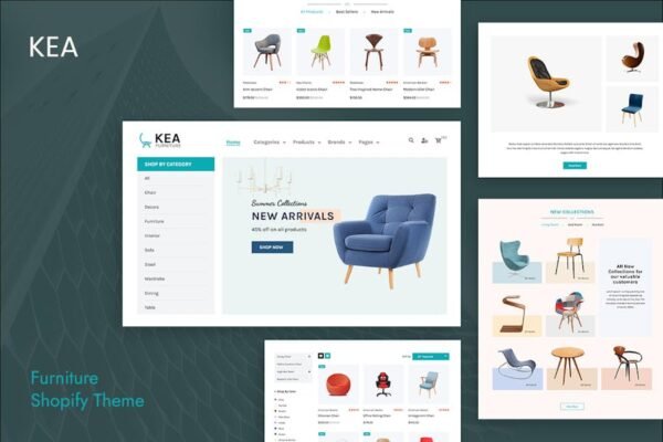 Kea - eCommerce Interior, Furniture Shopify Theme