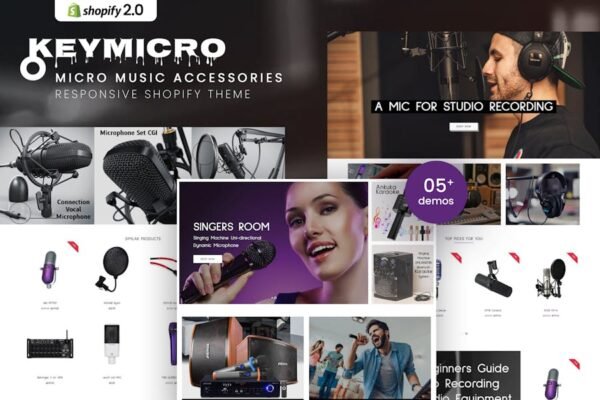 Keymicro - Micro Music Accessories Shopify Theme