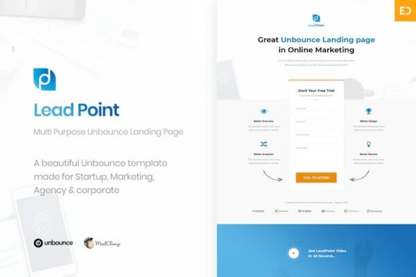 LeadPoint - Lead Generation Unbounce Landing Page