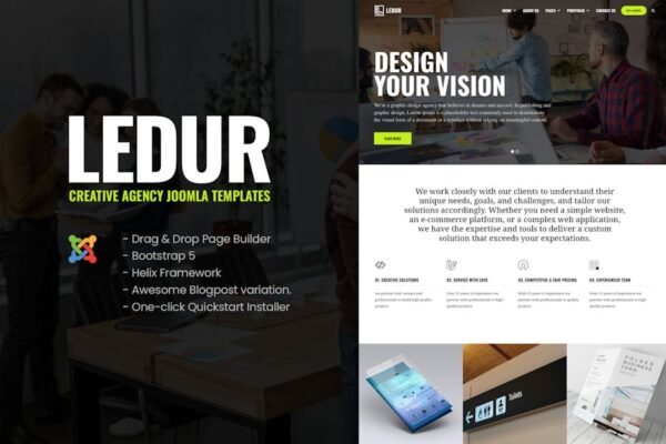 Ledur - Creative Agency Joomla Templates