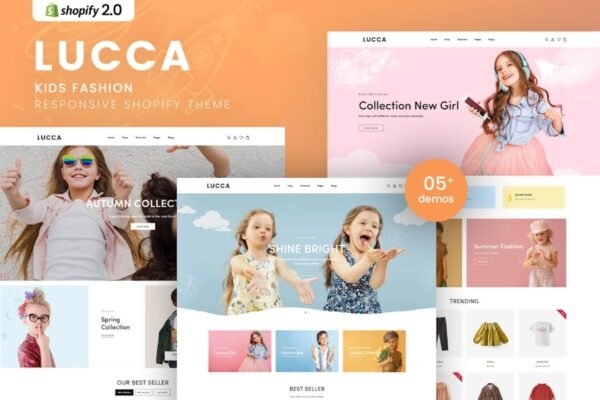 Lucca - Kids Fashion Responsive Shopify Theme