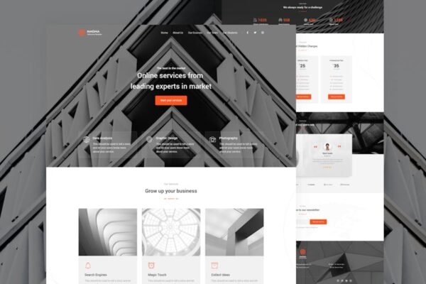 Magma - Business Unbounce Landing Page Template