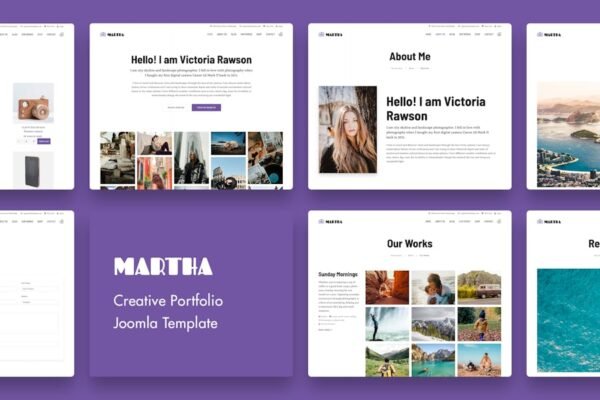 Martha | Creative Portfolio Joomla 4 Template