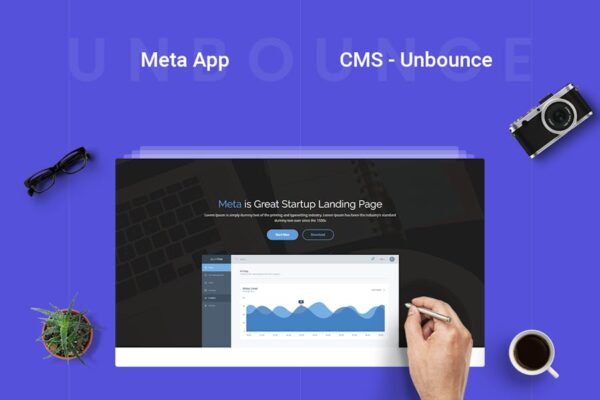 Meta app - Unbounce Landing Page