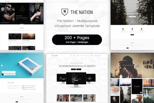 Nation - Multipurpose Virtuemart Joomla Template