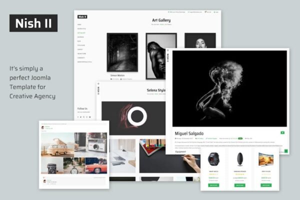 Nish II - Creative Joomla 4 Template