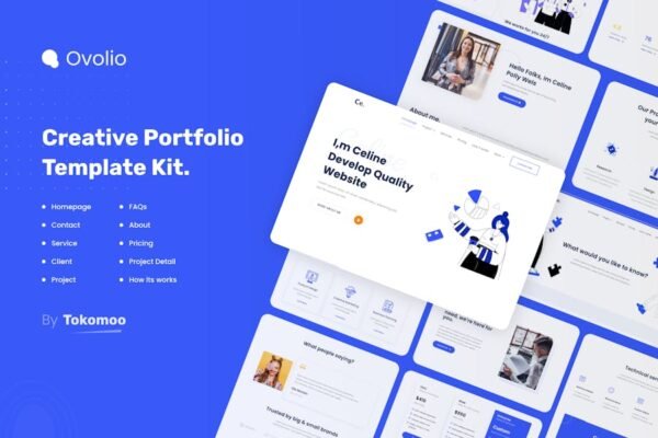 Ovolio - Creative Agency Elementor Pro Template Kit