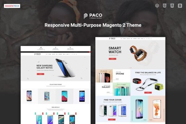 Paco - Responsive Multi-Purpose Magento 2 Theme