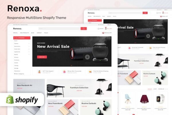 Renoxa - Multipurpose E-commerce Shopify Template