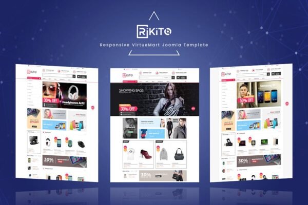 Rikito - Responsive VirtueMart Joomla Template