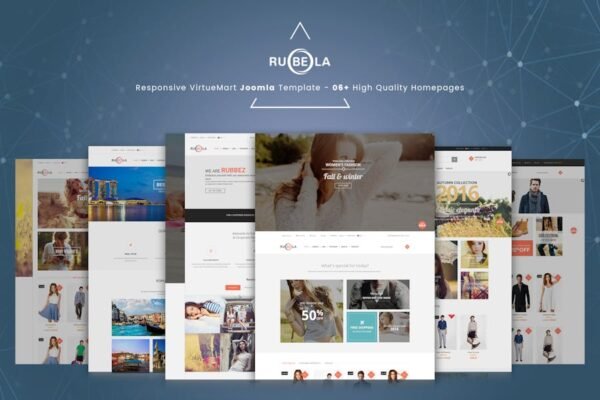 Rubela - Multipurpose VirtueMart Joomla Template