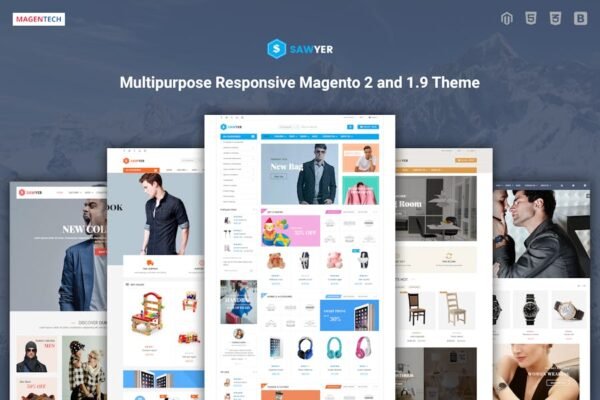 Sawyer - Responsive Magento 2 and 1.9 Theme