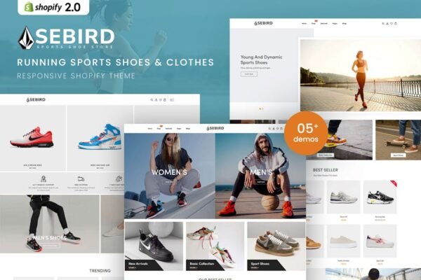 Sebird - Sports Shoes Responsive Shopify 2.0 Theme
