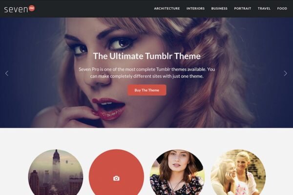 Seven Pro Tumblr Theme